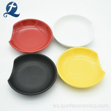 Personalizar la bandeja de plato de cerámica colorida